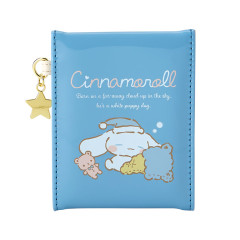 Japan Sanrio Folding Mirror - Cinnamoroll / Relaxing Natural Blue