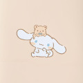 Japan Sanrio Folding Mirror - Cinnamoroll / Relaxing Natural Beige - 5