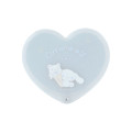Japan Sanrio Heart-shaped Compact Mirror - Cinnamoroll : Relaxing Natural - 1
