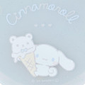 Japan Sanrio Heart-shaped Compact Mirror - Cinnamoroll : Relaxing Natural - 4