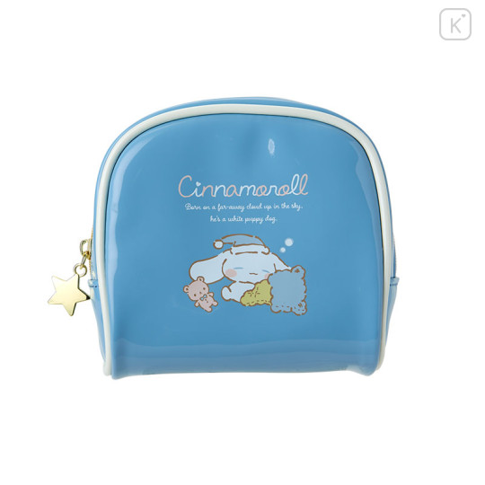 Japan Sanrio Box Pouch - Cinnamoroll / Relaxing Natural Blue - 1