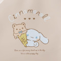 Japan Sanrio Box Pouch - Cinnamoroll / Relaxing Natural Beige - 4