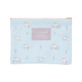 Japan Sanrio Flat Pouch - Cinnamoroll / Relaxing Natural - 2