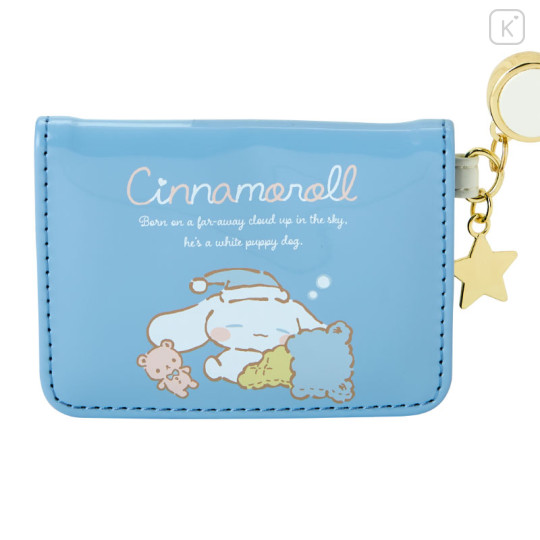 Japan Sanrio Open Pass Case - Cinnamoroll / Relaxing Natural - 3