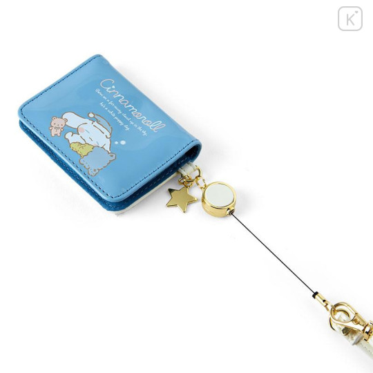 Japan Sanrio Open Pass Case - Cinnamoroll / Relaxing Natural - 5