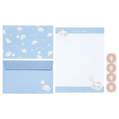 Japan Sanrio Letter Set - Cinnamoroll / Relaxing Natural Blue