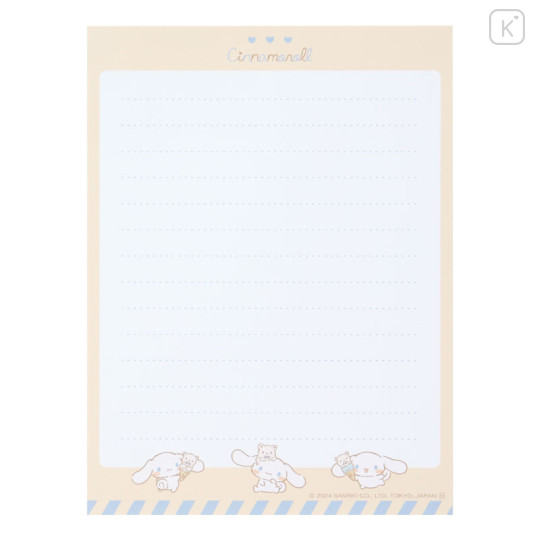 Japan Sanrio Letter Set - Cinnamoroll / Relaxing Natural Beige - 2