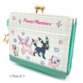 Japan Pokemon Trifold Wallet - Eevee & Pikachu & Friends / Green - 2