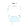 Japan Sanrio Plush Mascot Retractable Reel Keychain - Hello Kitty : Nurse Blue - 2