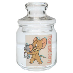 Japan Tom and Jerry Jar Glass Storage Container - Jerry & Tuffy