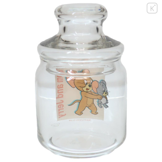 Japan Tom and Jerry Jar Glass Storage Container - Jerry & Tuffy - 2