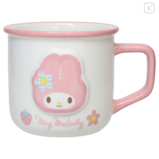 Japan Sanrio Mug - My Melody / Y2k Houndstooth - 1