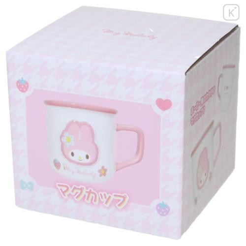 Japan Sanrio Mug - My Melody / Y2k Houndstooth - 4