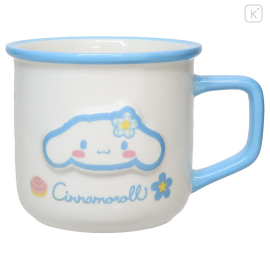 Japan Sanrio Mug - Cinnamoroll / Y2k Houndstooth - 1