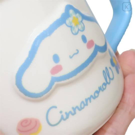 Japan Sanrio Mug - Cinnamoroll / Y2k Houndstooth - 3