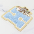 Japan Tom and Jerry Patch Fluffy Embroidery Sticker For Cloth Surface - Tom / Alphabet H - 2