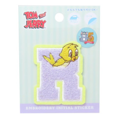 Japan Tom and Jerry Patch Fluffy Embroidery Sticker For Cloth Surface - Bird / Alphabet R