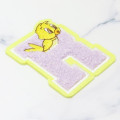 Japan Tom and Jerry Patch Fluffy Embroidery Sticker For Cloth Surface - Bird / Alphabet R - 2