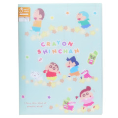 Japan Crayon Shin-chan 6 Pockets A4 Index File Holder - Shinnosuke Nohara / Play With Friends