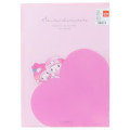 Japan Sanrio A4 Clear File Folder - My Melody & My Sweet Piano / Hug - 2