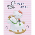 Japan Sanrio Ceramic Piggy Bank - Hello Kitty / Rocking Horse - 5