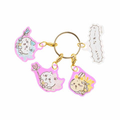 Japan Chiikawa Aurora Keychain - Chiikawa & Hachiware & Usagi / Super Magical Chiikawa Something ... Will Happen