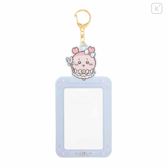 Japan Chiikawa Photo Holder Card Case Keychain - Furuhonya Kani-chan : Magical Chiikawa - 1