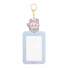 Japan Chiikawa Photo Holder Card Case Keychain - Furuhonya Kani-chan / Super Magical Chiikawa