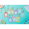 Japan Chiikawa Photo Holder Card Case Keychain - Furuhonya Kani-chan / Super Magical Chiikawa - 2