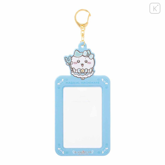 Japan Chiikawa Photo Holder Card Case Keychain - Hachiware : Magical Chiikawa - 1