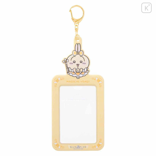 Japan Chiikawa Photo Holder Card Case Keychain - Usagi : Magical Chiikawa - 1