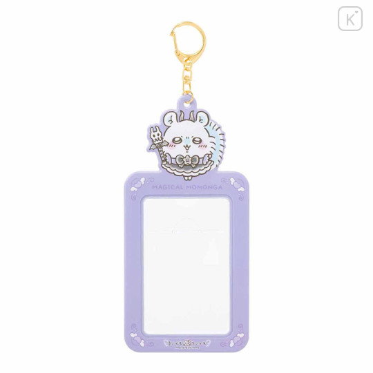 Japan Chiikawa Photo Holder Card Case Keychain - Momonga : Magical Chiikawa - 1
