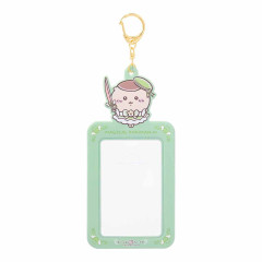 Japan Chiikawa Photo Holder Card Case Keychain - Kurimanju / Super Magical Chiikawa