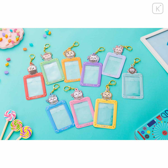 Japan Chiikawa Photo Holder Card Case Keychain - Beetle Chiikabu : Magical Chiikawa - 2