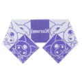 Japan Sanrio Scarf Towel - Kuromi : Silhouette - 2