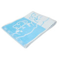 Japan Sanrio Jacquard Embroidered Long Towel - Cinnamoroll / Silhouette - 4