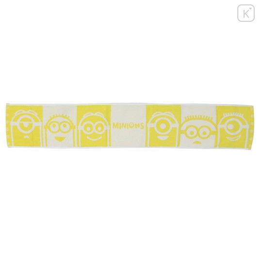 Japan Minions Jacquard Embroidered Long Towel - Silhouette - 1