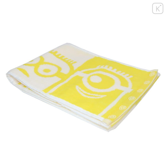 Japan Minions Jacquard Embroidered Long Towel - Silhouette - 3