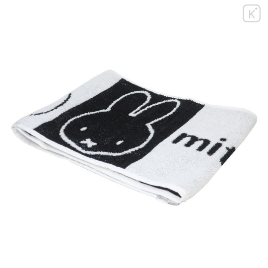 Japan Miffy Scarf Towel - Miffy : Silhouette - 3