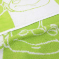 Japan Disney Jacquard Embroidered Long Towel - Little Green Men Aliens / Silhouette - 3