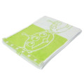 Japan Disney Jacquard Embroidered Long Towel - Little Green Men Aliens / Silhouette - 4