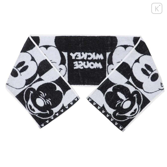 Japan Disney Scarf Towel - Mickey : Silhouette - 2