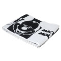 Japan Disney Jacquard Embroidered Long Towel - Mickey Mouse / Silhouette - 3