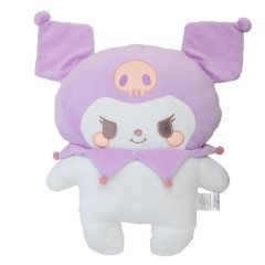 Japan Sanrio Die-cut Cushion - Kuromi / Pastel Toddler