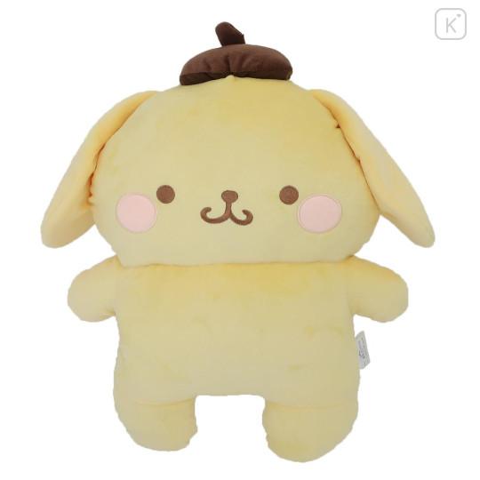 Japan Sanrio Die-cut Cushion - Pompompurin / Pastel Toddler - 1