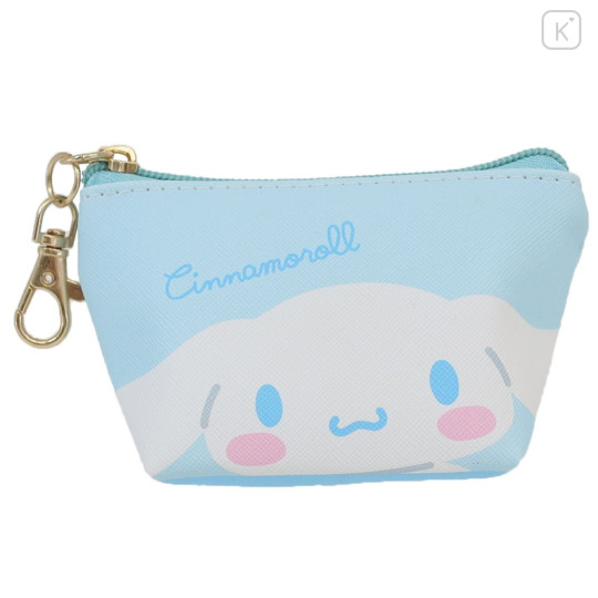 Japan Sanrio Triangular Mini Pouch - Cinnamoroll / Pastel - 1