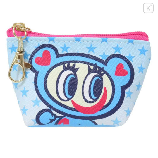 Japan Angel Blue Triangular Mini Pouch - Rainbow Stars - 1