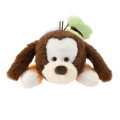 Japan Disney Store Fluffy Plush Pen Case - Goofy - 2