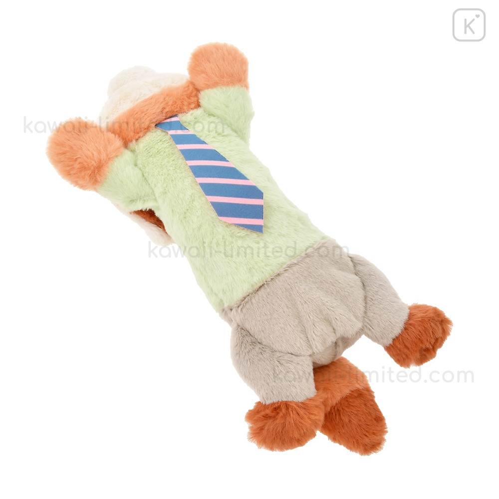 Japan Disney Store Fluffy Plush Pen Case - Zootopia : Nick