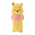 Japan Disney Store Fluffy Plush Pen Case - Pooh / Ballchain - 1